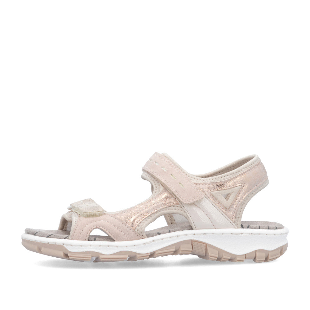 detail Dámské sandály RIEKER 68866-31 růžová S5