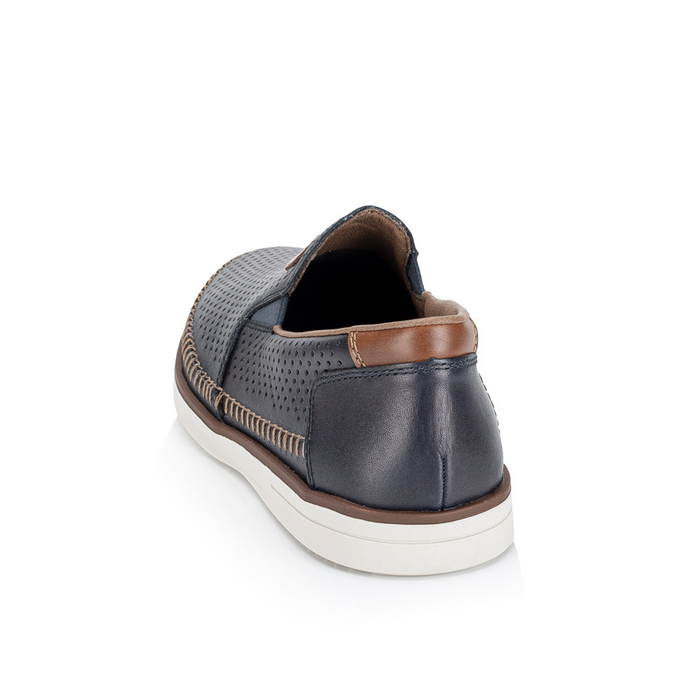 detail Pánské mokasíny RIEKER B2356-14 modrá S5