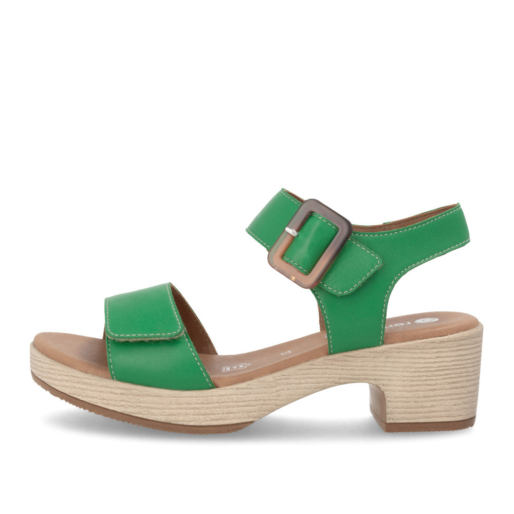 detail Dámské sandály REMONTE D0N52-54 zelená S5