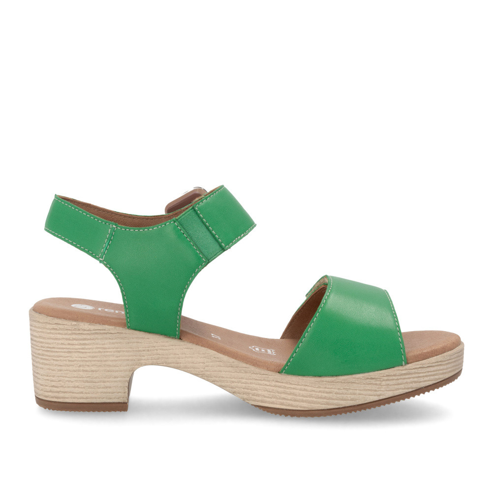 detail Dámské sandály REMONTE D0N52-54 zelená S5