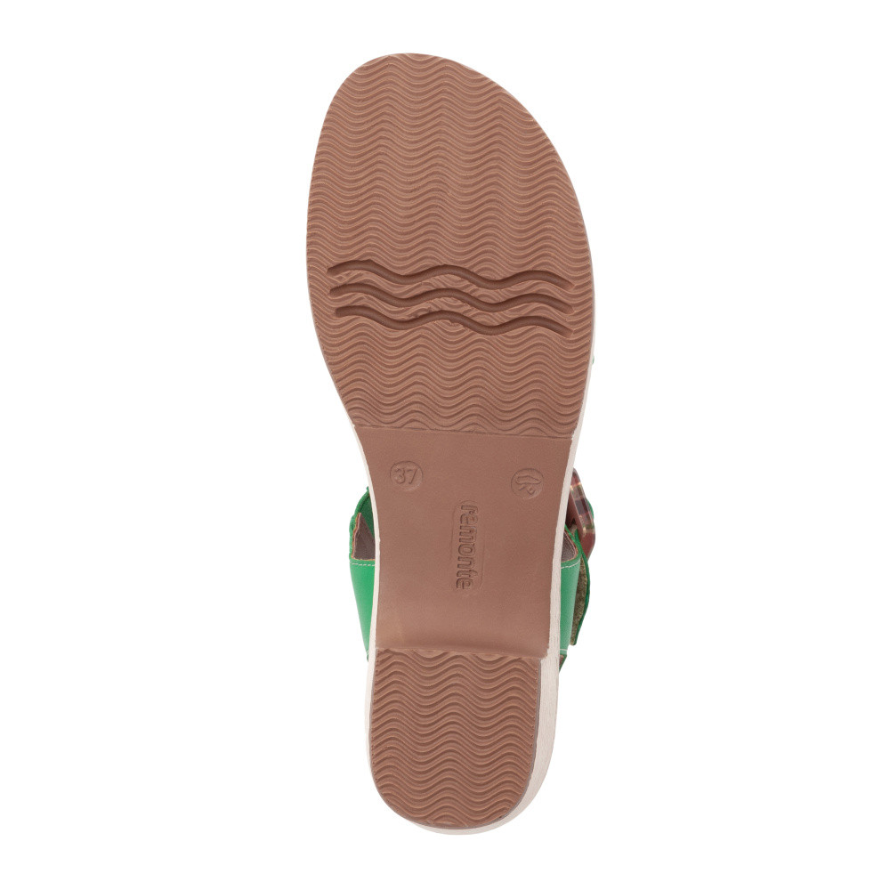 detail Dámské sandály REMONTE D0N52-54 zelená S5