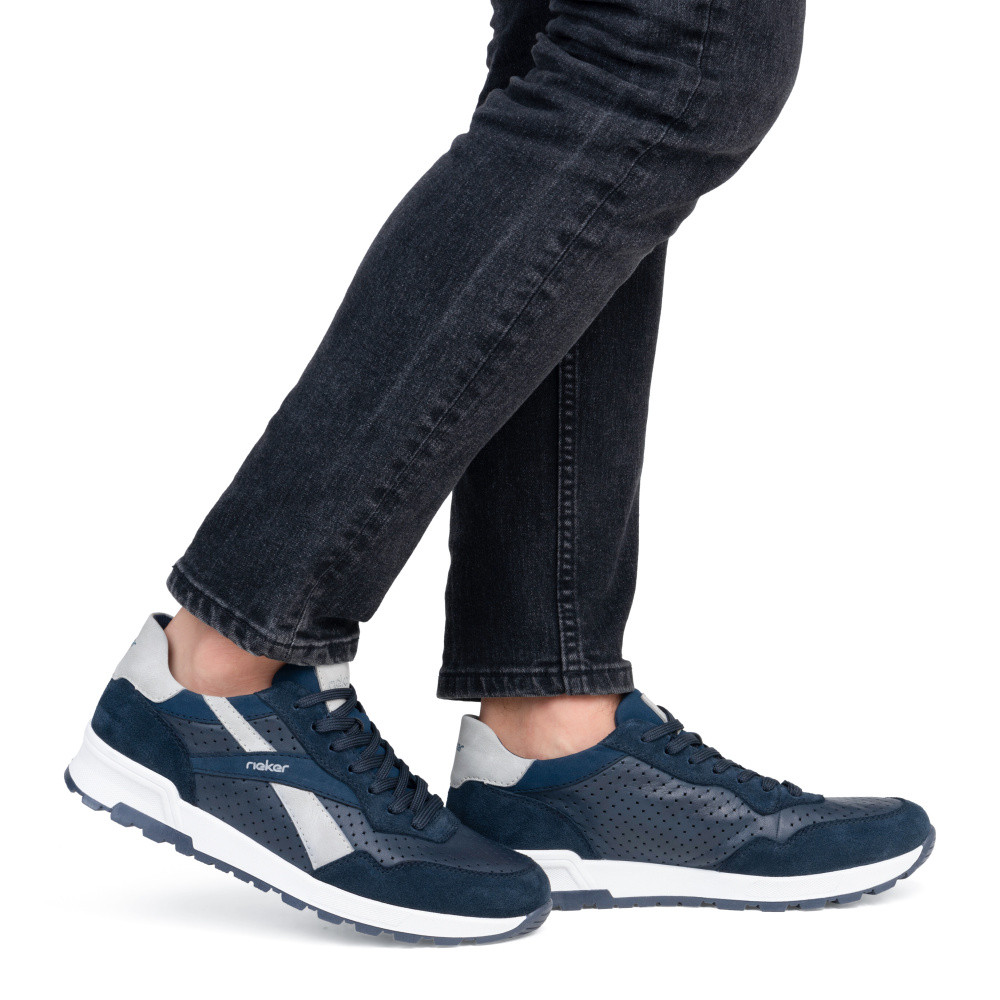 detail Pánske tenisky RIEKER 15123-14 modrá S5