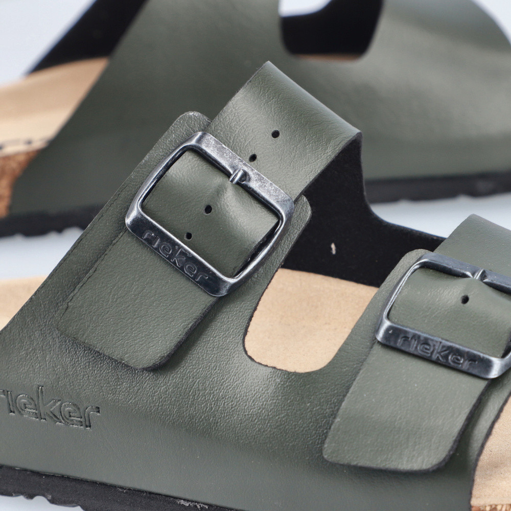 detail Pánské nazouváky RIEKER 22190-54   GREEN   F/S5