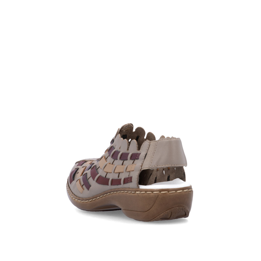 detail Dámské lodičky RIEKER 413V8-64 béžová S5