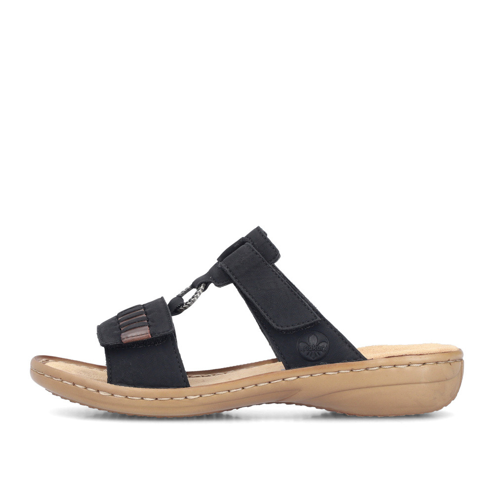 detail Dámské nazouváky RIEKER 60881-00 černá S5