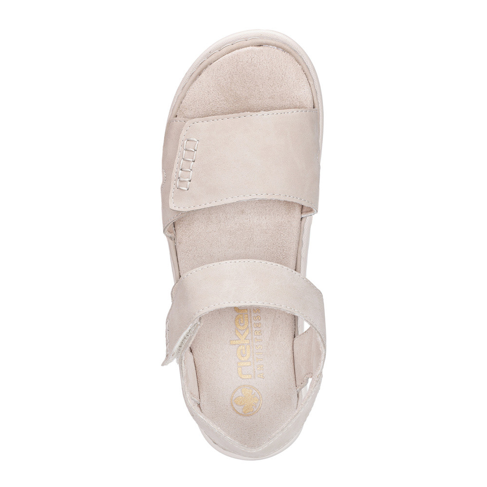 detail Dámské sandály RIEKER 61550-60 béžová S5