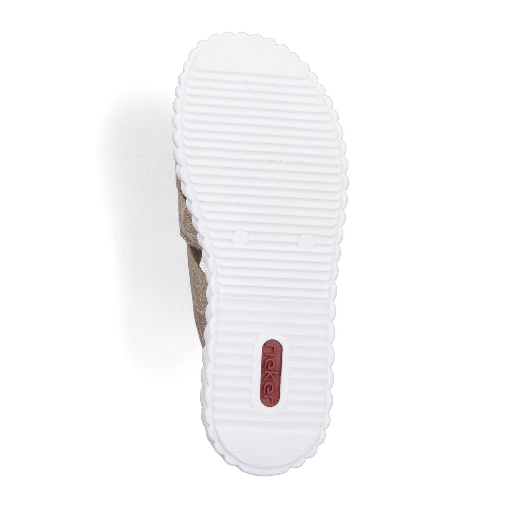 detail Dámské nazouváky RIEKER 63280-64 béžová S5