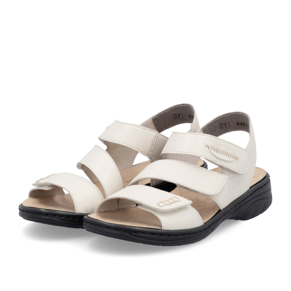 detail Dámské sandály RIEKER 64573-81 béžová S5