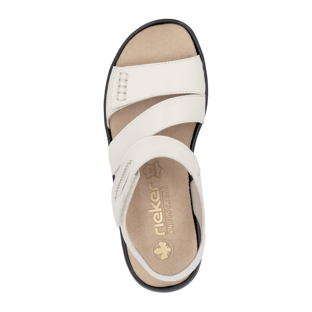 detail Dámské sandály RIEKER 64573-81 béžová S5
