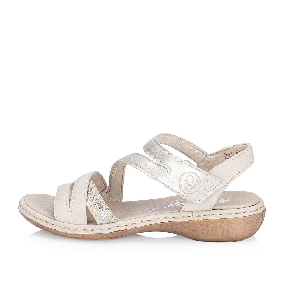 detail Dámské sandály RIEKER 65965-60 béžová S5