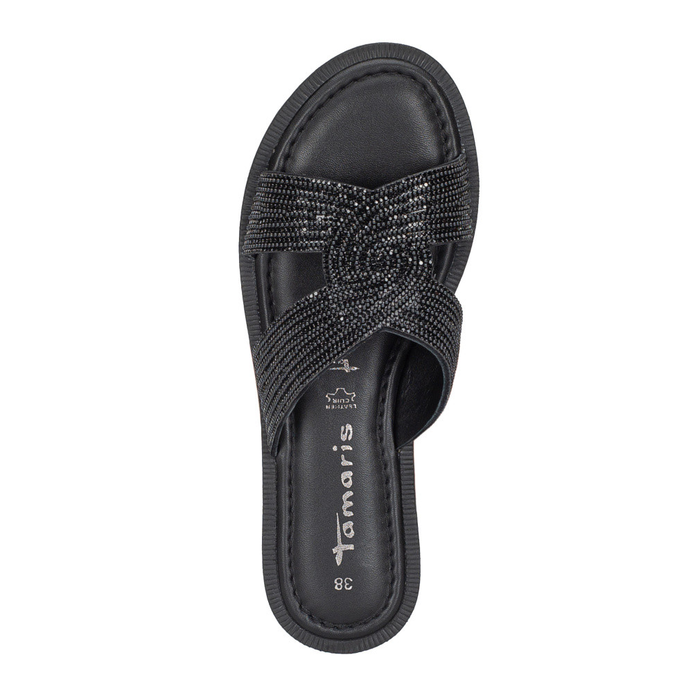 detail Dámské nazouváky TAMARIS 27113-42-043 černá S5