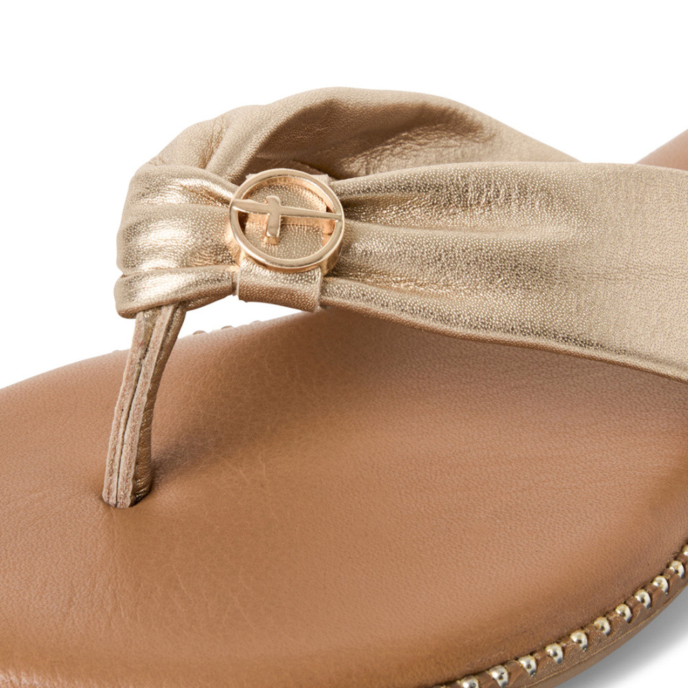 detail Dámské žabky TAMARIS 27126-44-933 zlatá S5
