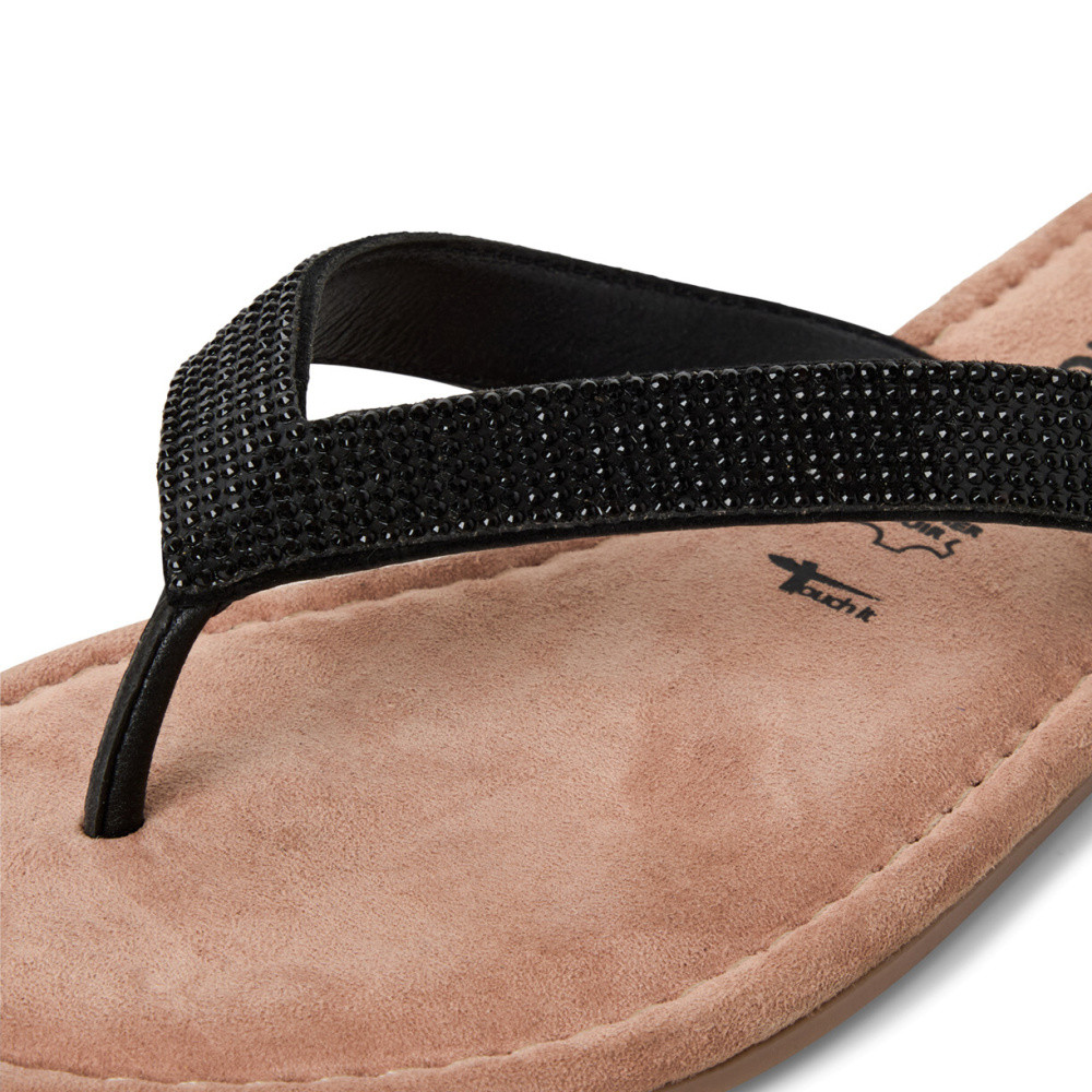 detail Dámské žabky TAMARIS 27129-44-043 černá S6