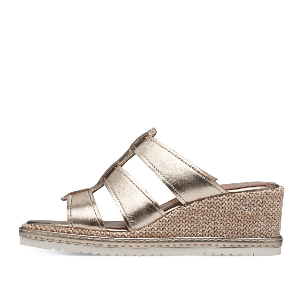 detail Dámské nazouváky TAMARIS 27217-44-900 zlatá S5