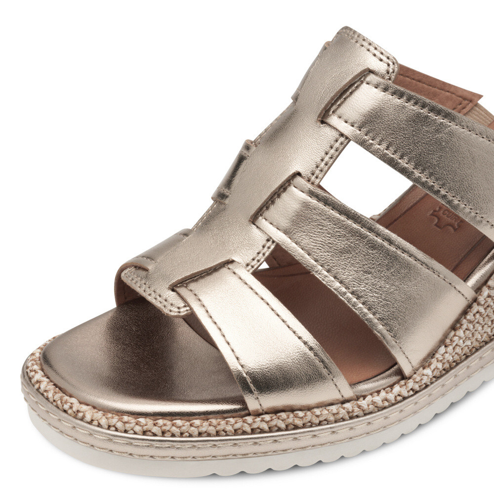 detail Dámské nazouváky TAMARIS 27217-44-900 zlatá S5