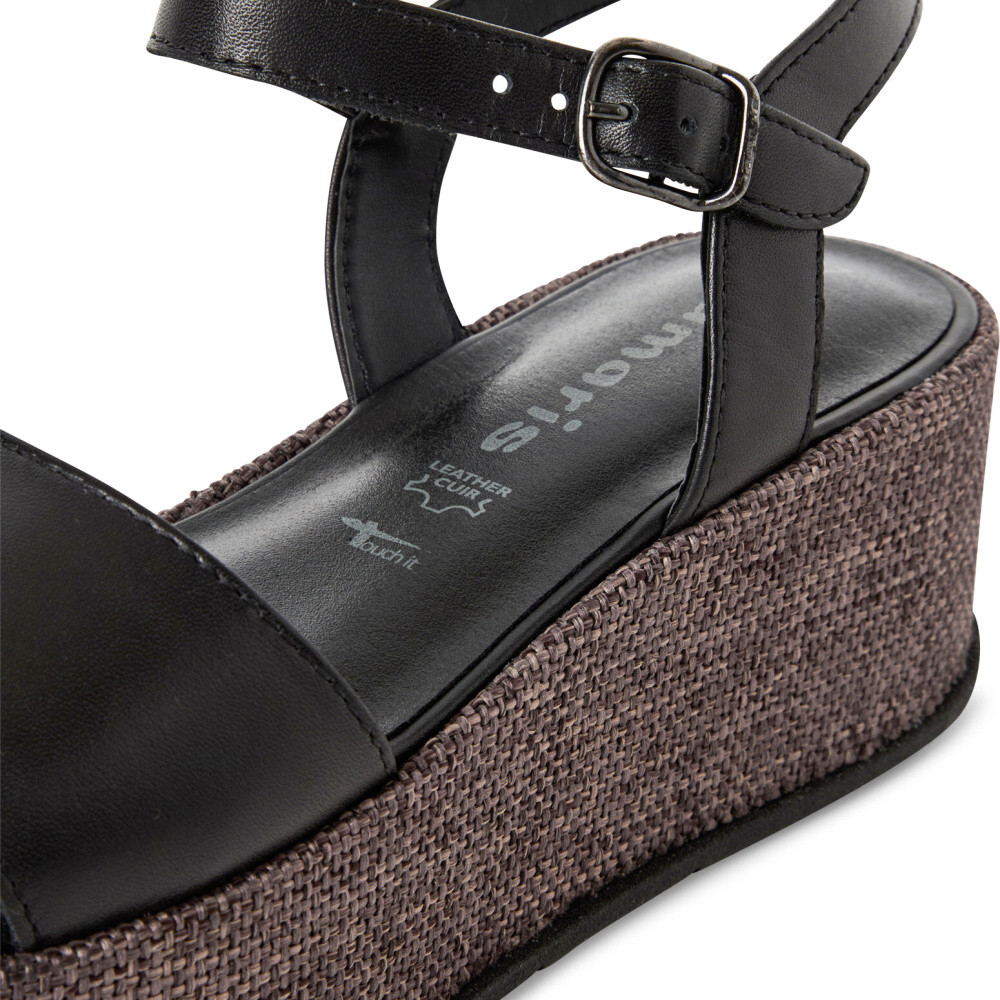 detail Dámské sandály TAMARIS 28020-42-001 černá S5