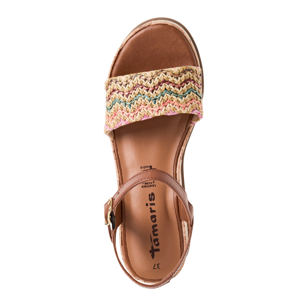 detail Dámské sandály TAMARIS 28020-42-4A7 hnědá S5