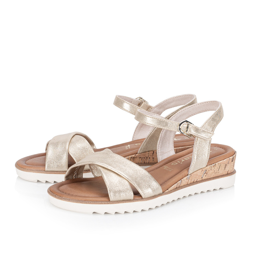 detail Dámské sandály TAMARIS 28106-42-933 zlatá S5