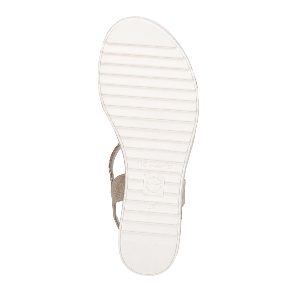 detail Dámské sandály TAMARIS 28106-42-933 zlatá S5