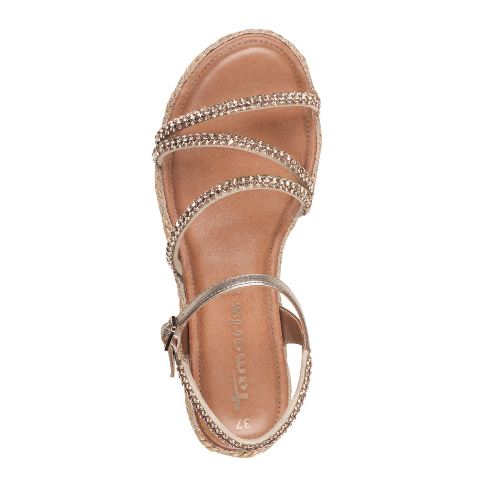 detail Dámské sandály TAMARIS 28114-44-900 zlatá S5