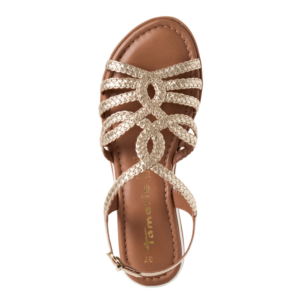 detail Dámské sandály TAMARIS 28134-44-940 zlatá S5