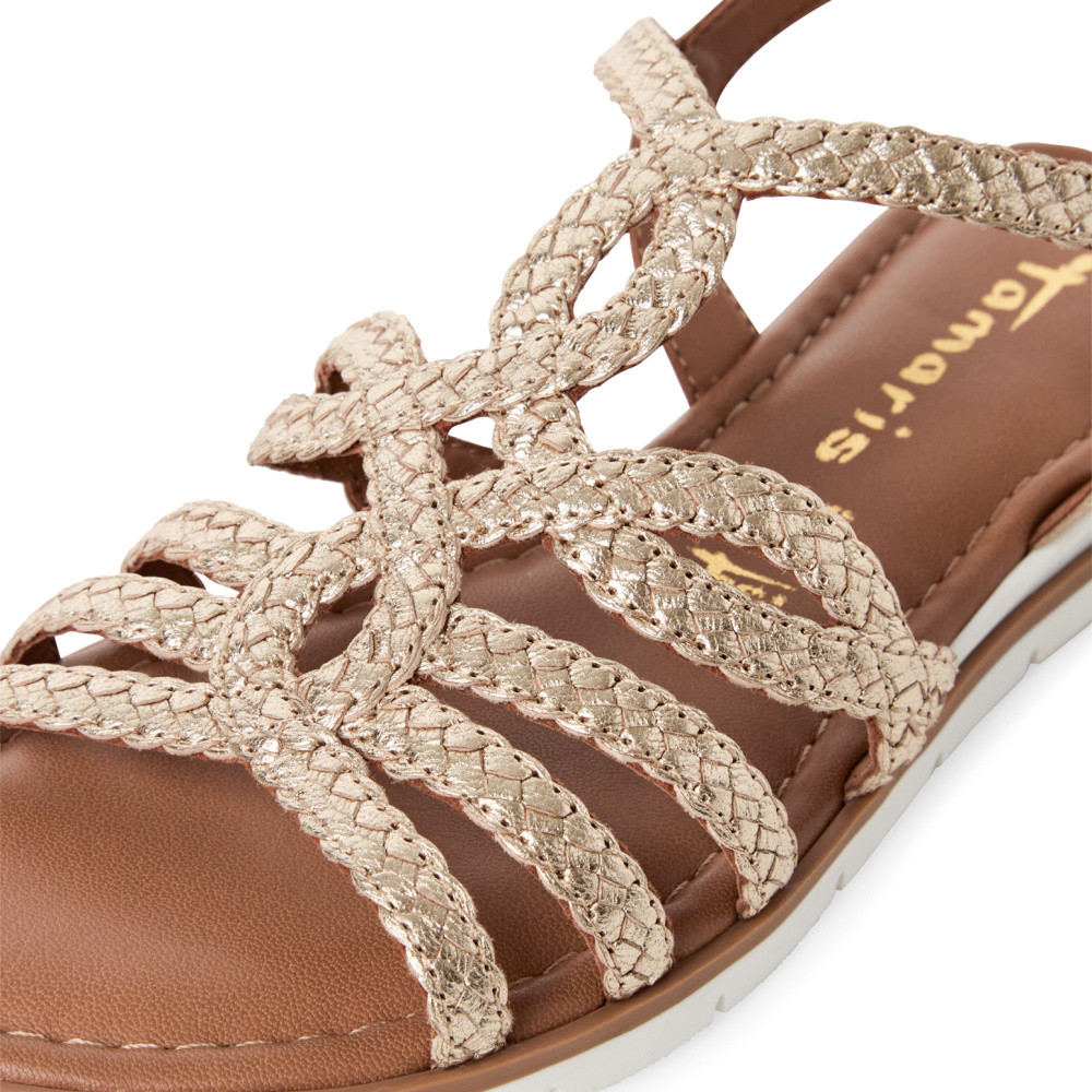 detail Dámské sandály TAMARIS 28134-44-940 zlatá S5