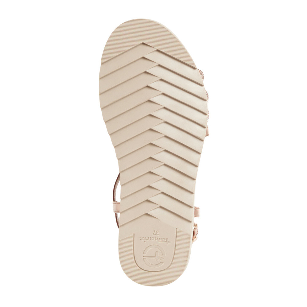 detail Dámské sandály TAMARIS 28136-44-586 zlatá S5