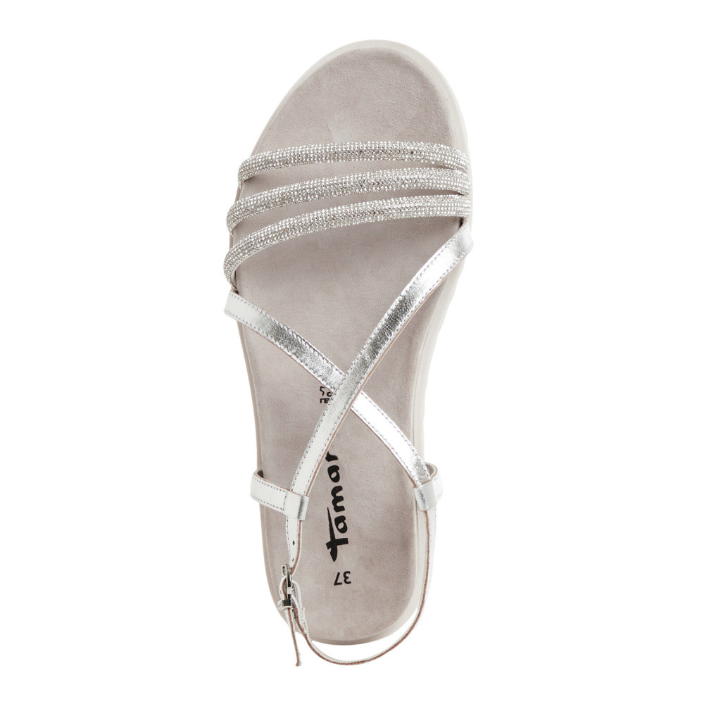 detail Dámské sandály TAMARIS 28136-44-919 stříbrná S5