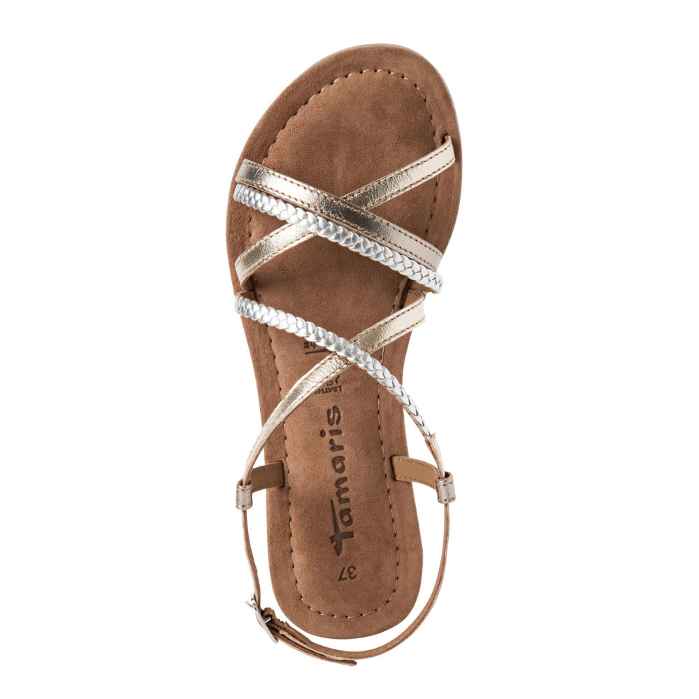 detail Dámské sandály TAMARIS 28139-44-116 zlatá S5