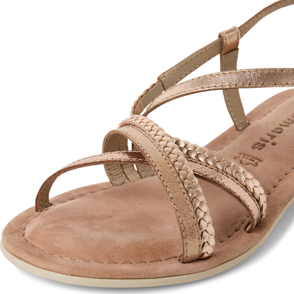 detail Dámské sandály TAMARIS 28139-44-952 zlatá S5