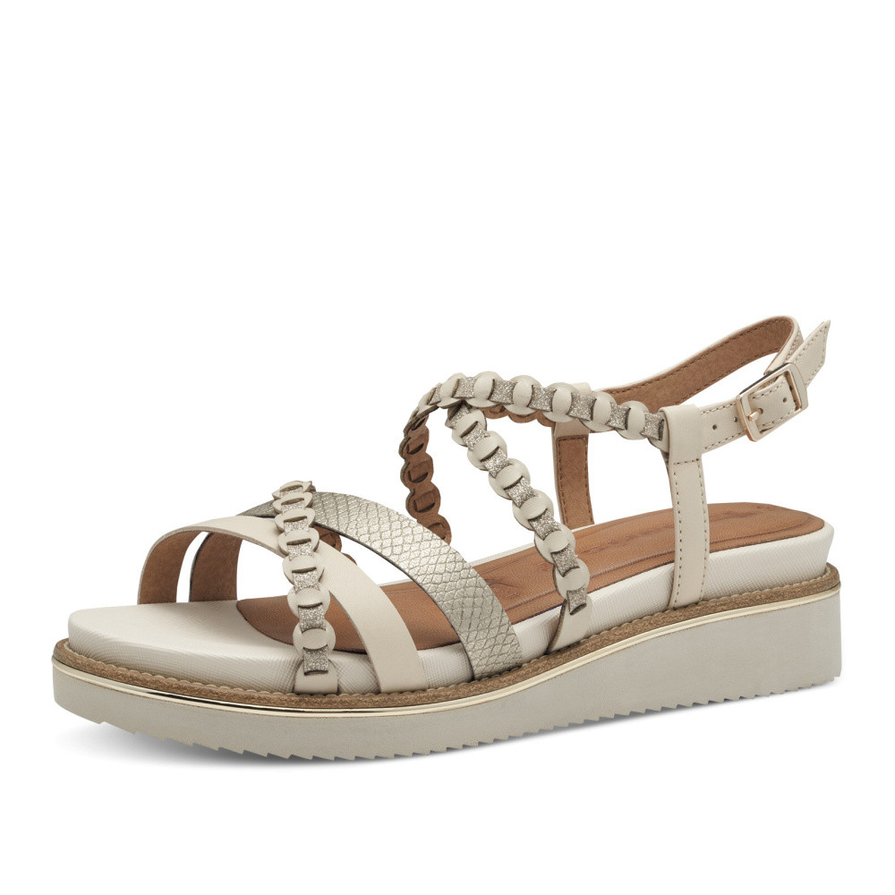 detail Dámské sandály TAMARIS 28207-44-418 béžová S5