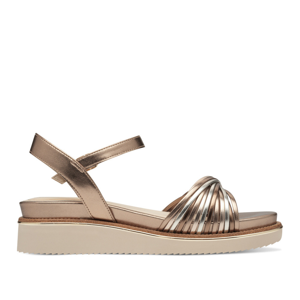 detail Dámské sandály TAMARIS 28218-44-988 zlatá S5