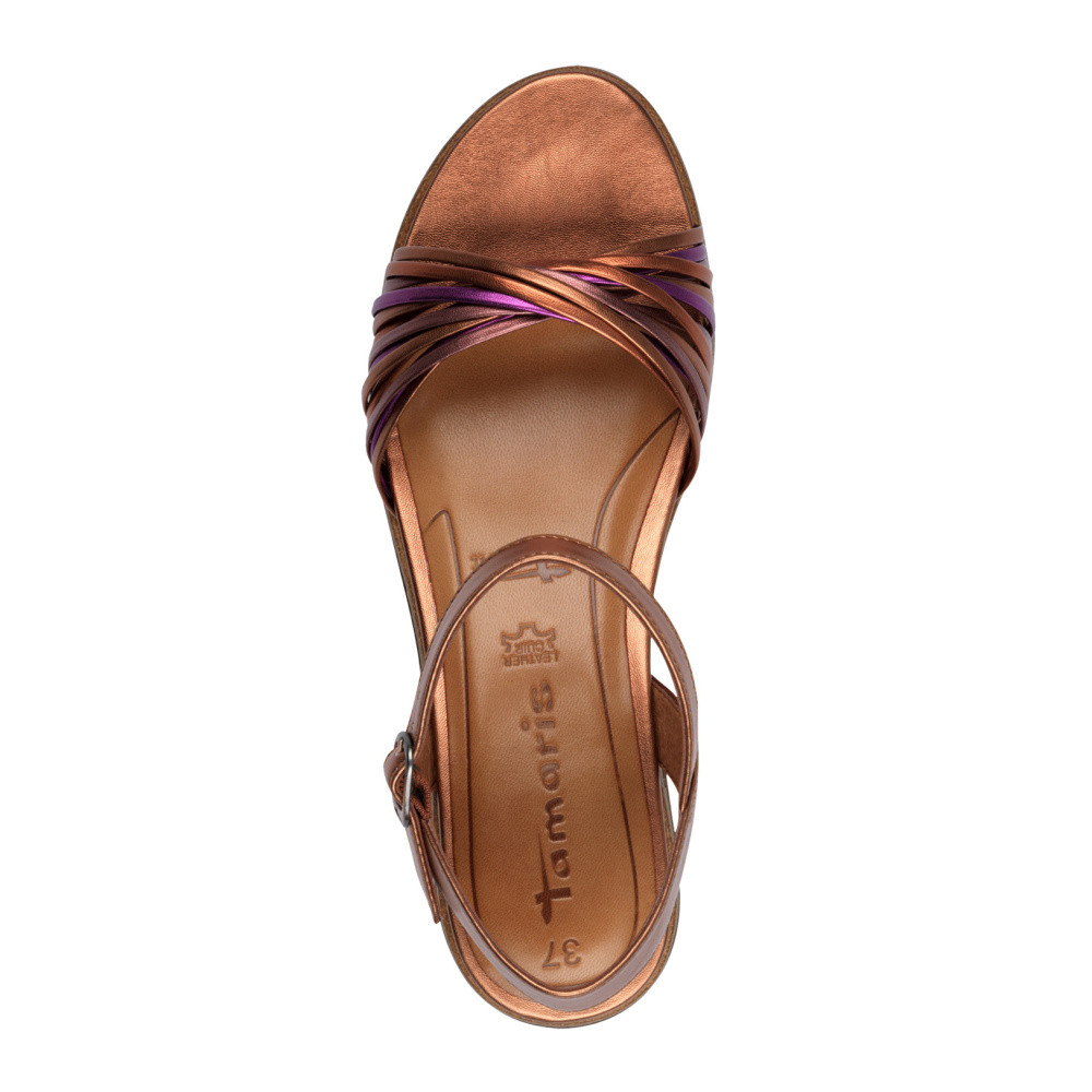 detail Dámské sandály TAMARIS 28218-44-964 hnědá S5