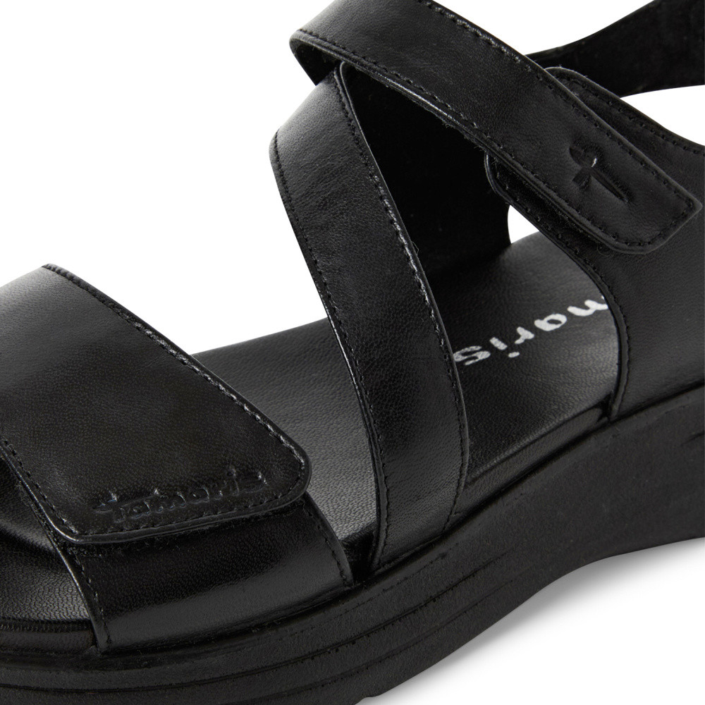 detail Dámské sandály TAMARIS 28228-44-007 černá S5