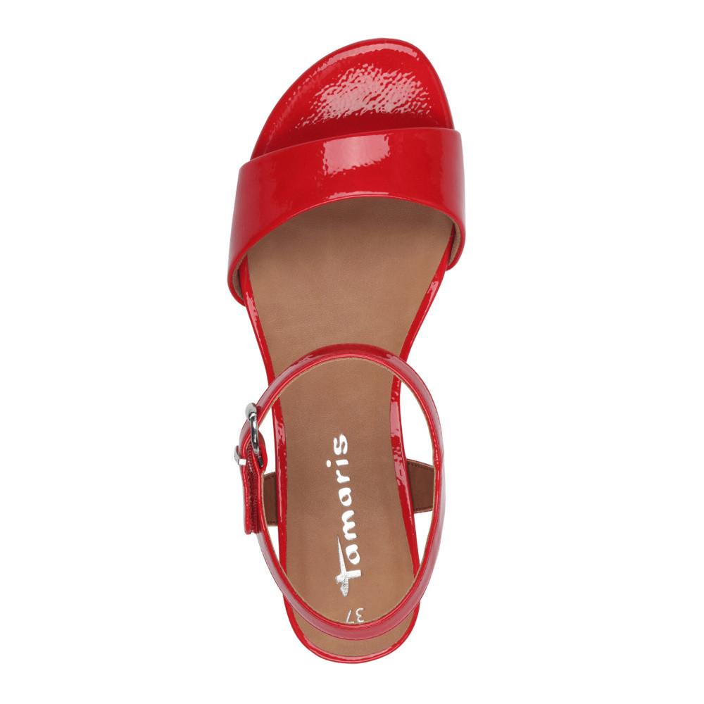 detail Dámské sandály TAMARIS 28249-42-524 červená S5