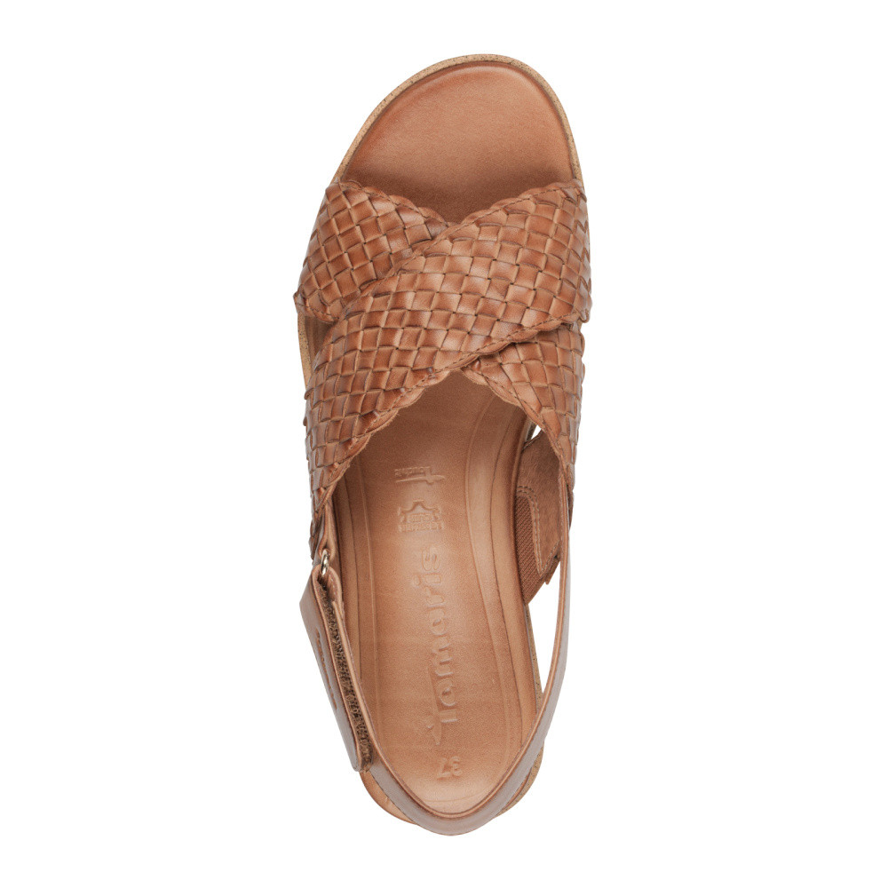 detail Dámské sandály TAMARIS 28251-44-305 hnědá S5