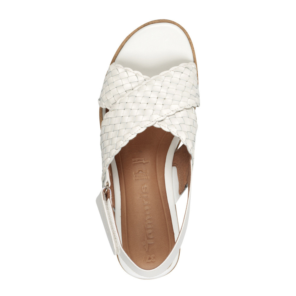 detail Dámské sandály TAMARIS 28251-44-100 bílá S5