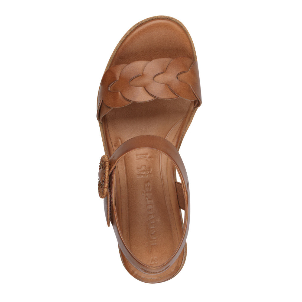 detail Dámské sandály TAMARIS 28258-44-305 hnědá S5