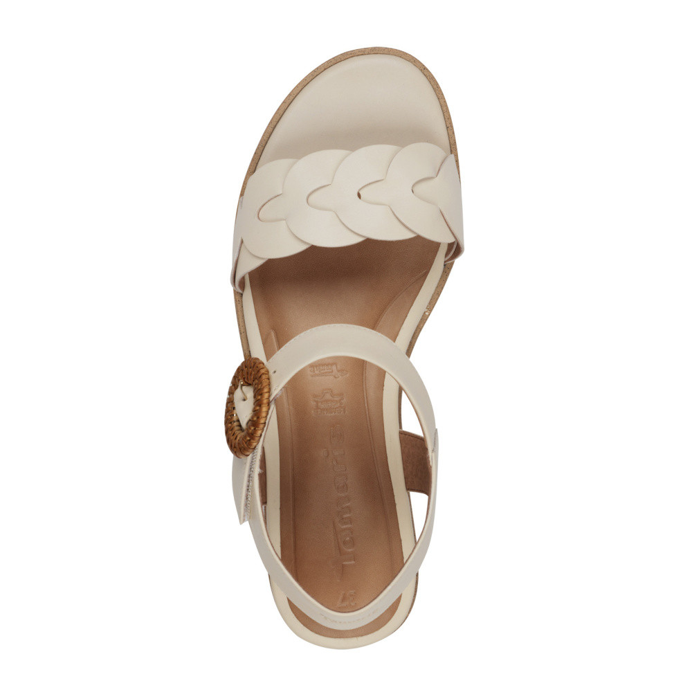 detail Dámské sandály TAMARIS 28258-44-418 béžová S5
