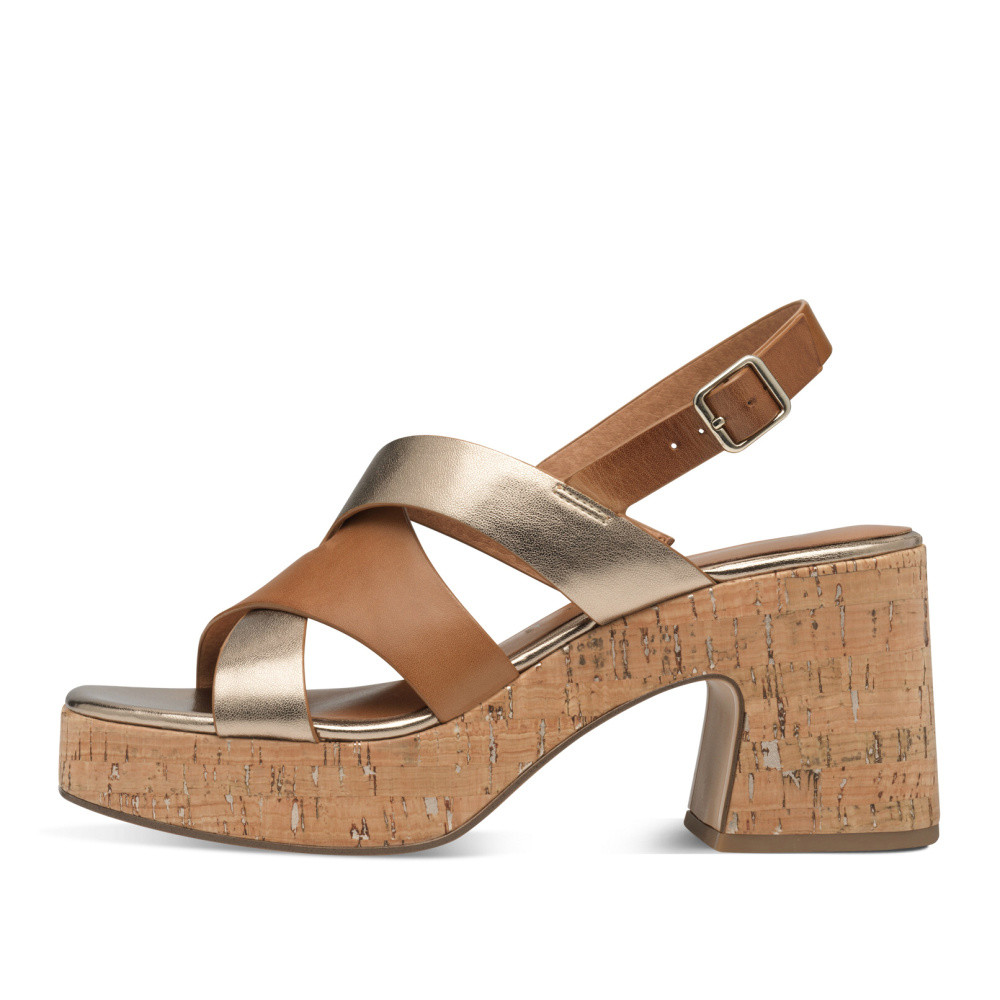 detail Dámské sandály TAMARIS 28312-44-392 hnědá S5