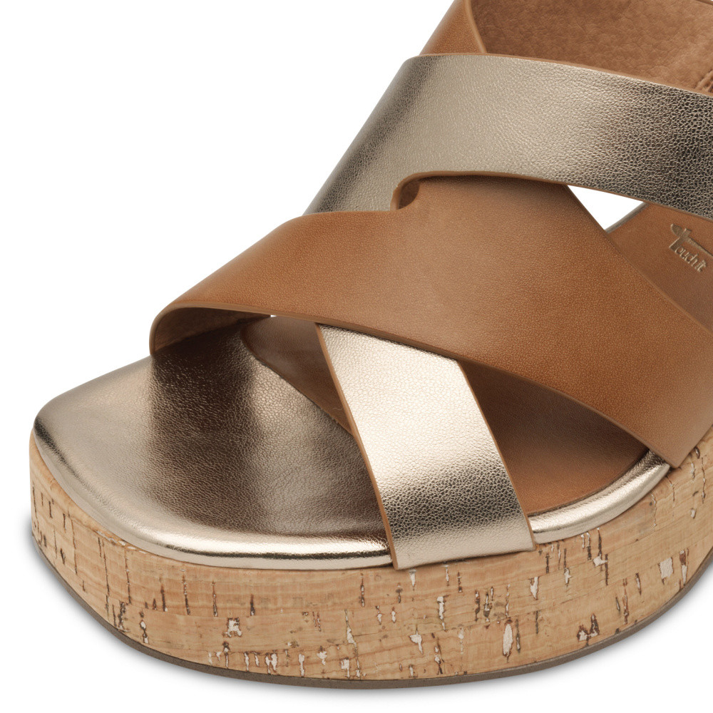 detail Dámské sandály TAMARIS 28312-44-392 hnědá S5