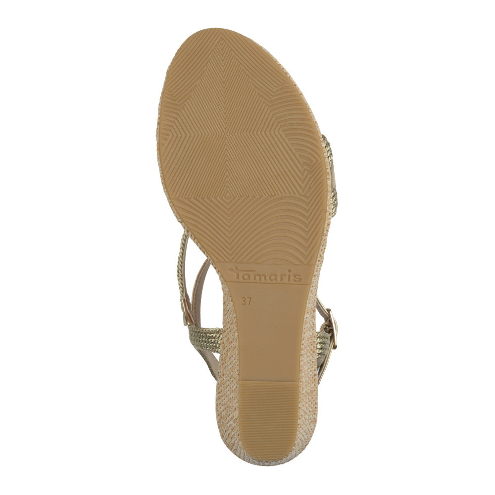 detail Dámské sandály TAMARIS 28323-44-940 zlatá S5