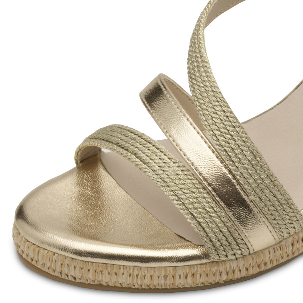 detail Dámské sandály TAMARIS 28323-44-940 zlatá S5