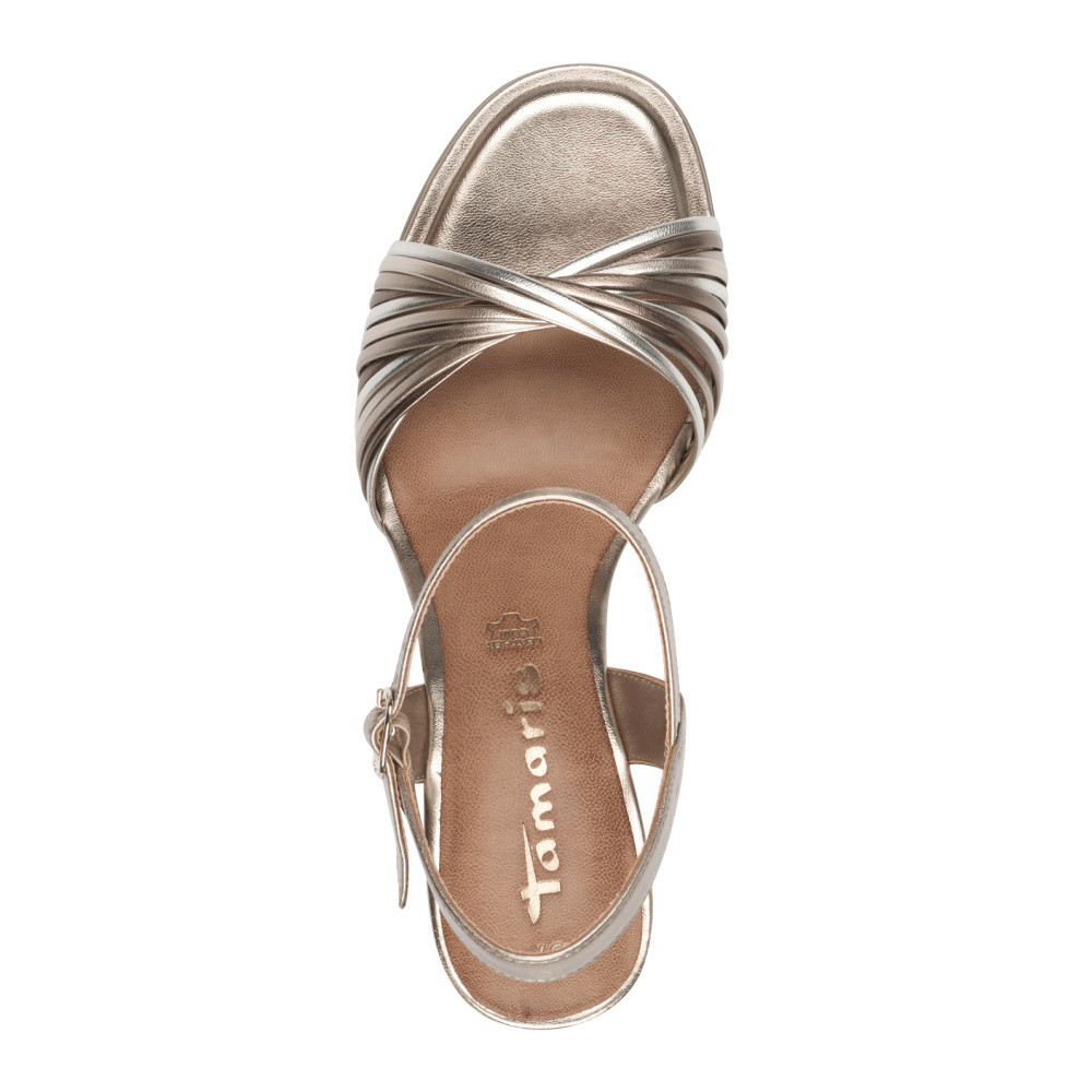 detail Dámské sandály TAMARIS 28324-42-988 zlatá S5