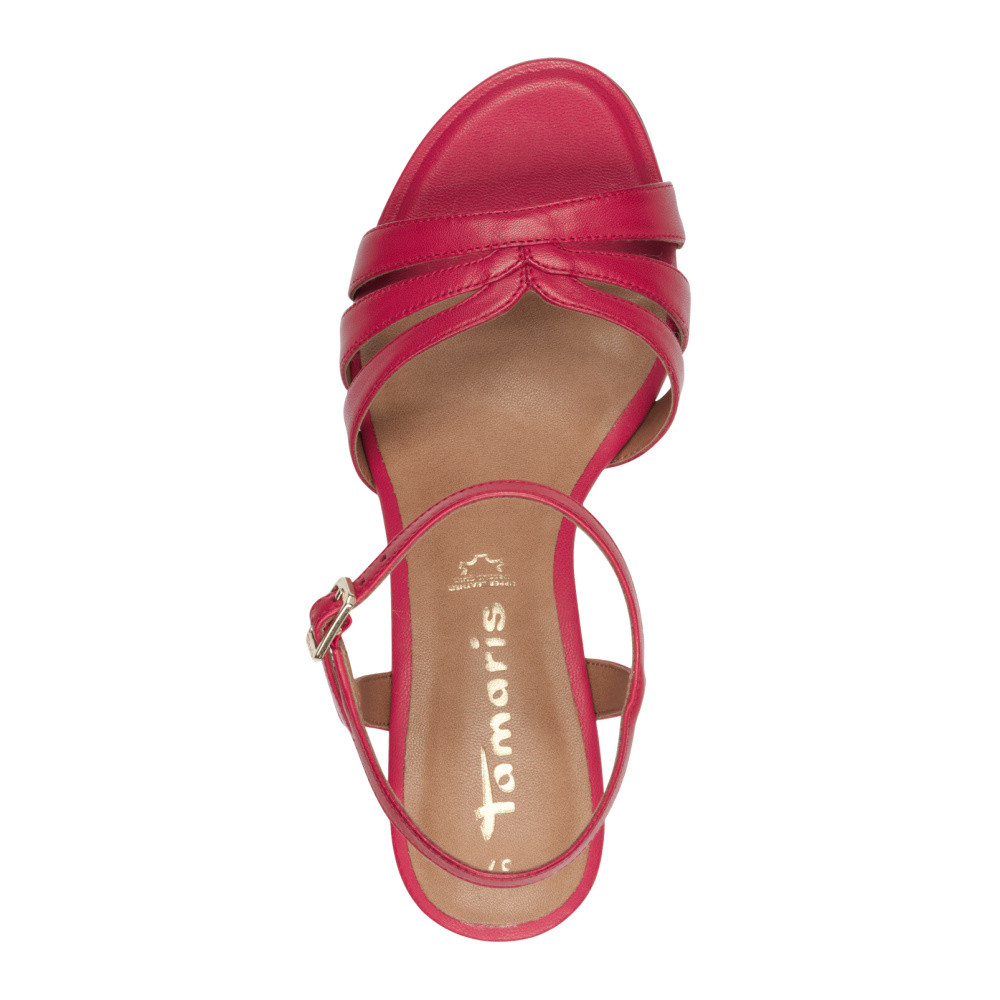 detail Dámské sandály TAMARIS 28333-44-543 červená S5