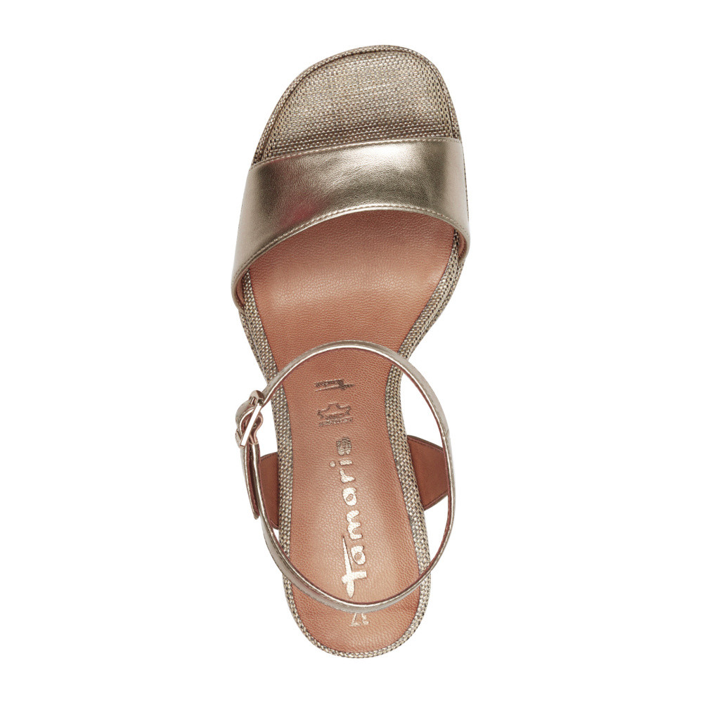 detail Dámské sandály TAMARIS 28342-44-988 zlatá S5