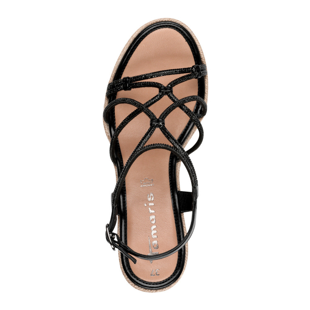 detail Dámské sandály TAMARIS 28345-44-001 černá S5