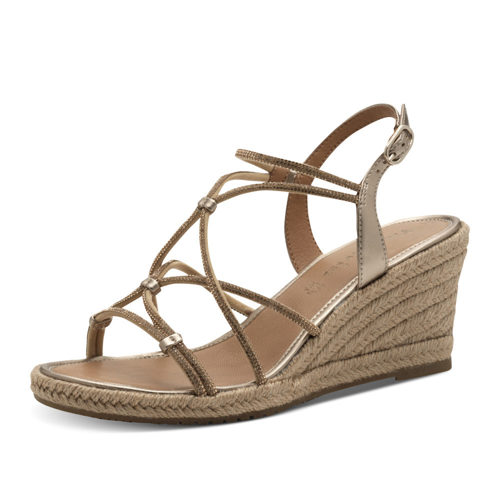 detail Dámské sandály TAMARIS 28345-44-900 hnědá S5