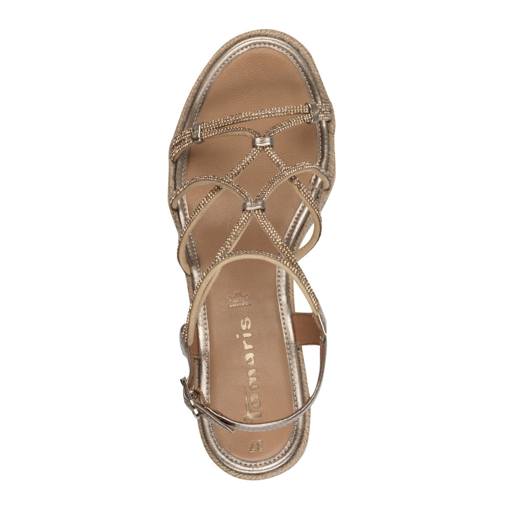 detail Dámské sandály TAMARIS 28345-44-900 hnědá S5