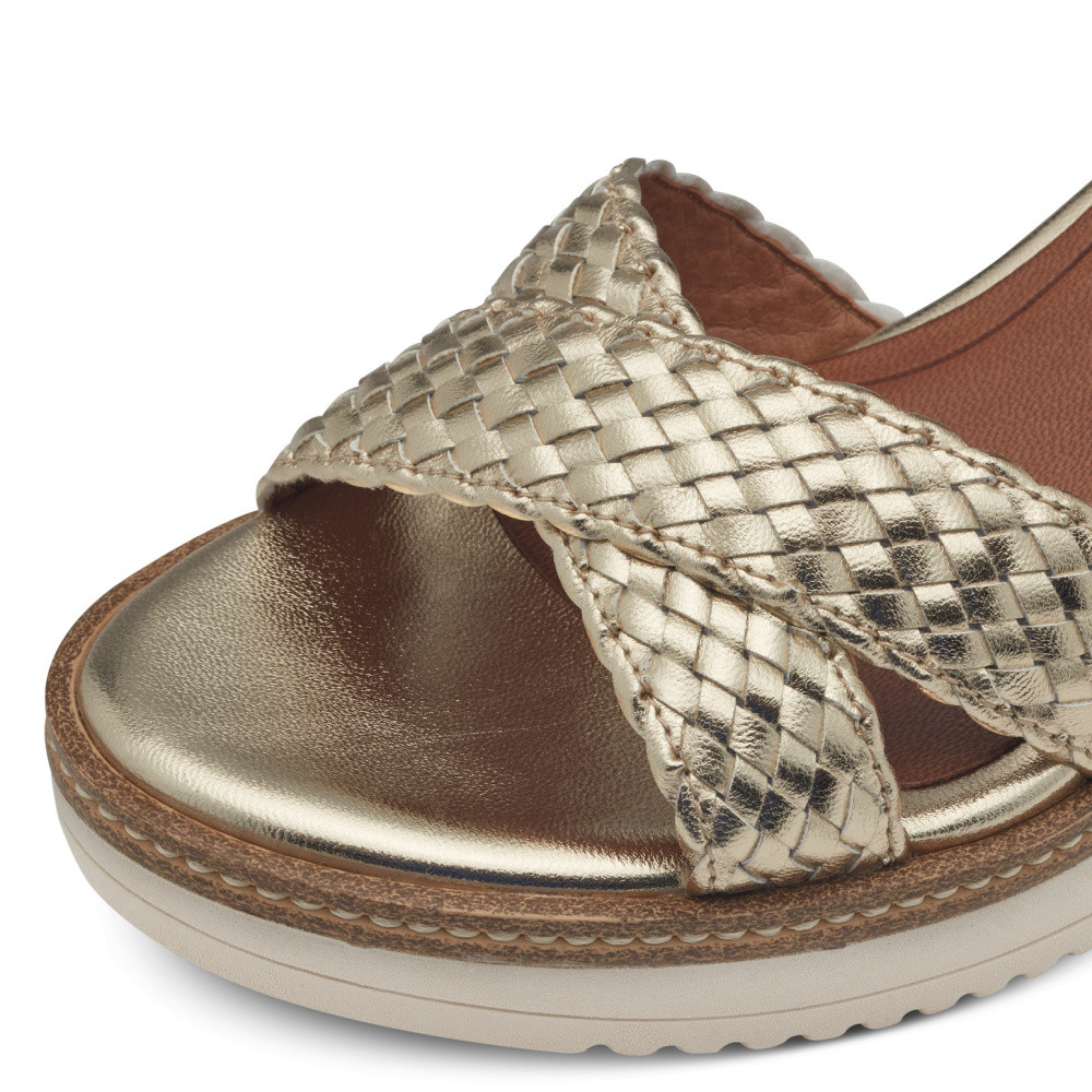 detail Dámské sandály TAMARIS 28351-44-933 zlatá S5